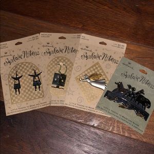 Angel Pin/Safari Hairclip/Earrings/Necklace Lot